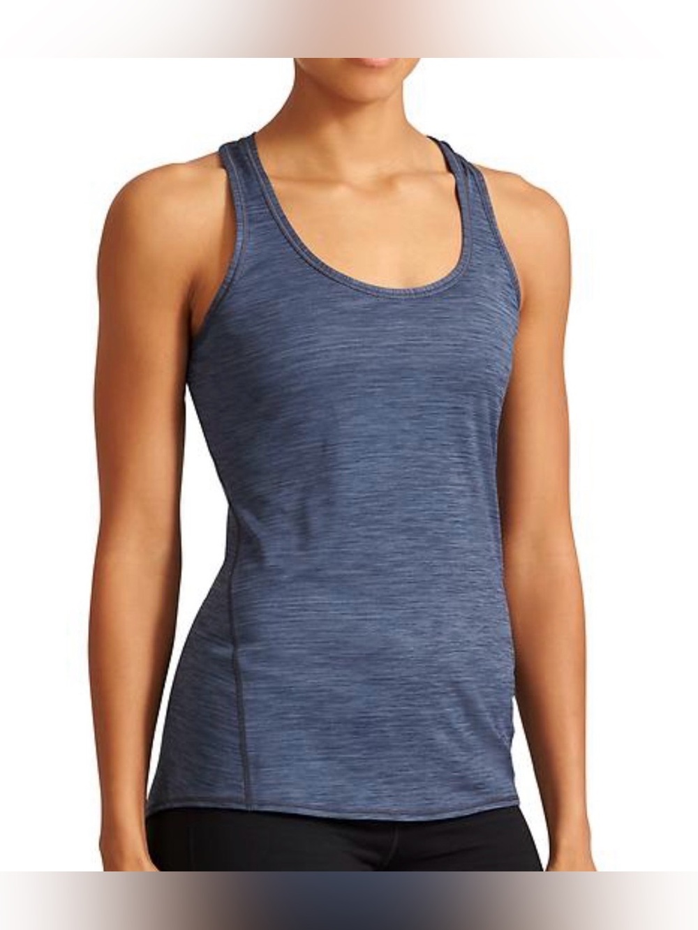 Athleta Shadow Stripe Chi Tank Top